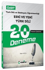 ÖABT Türk Dili Edebiyatı Eski ve Yeni Türk Dili 20 Deneme