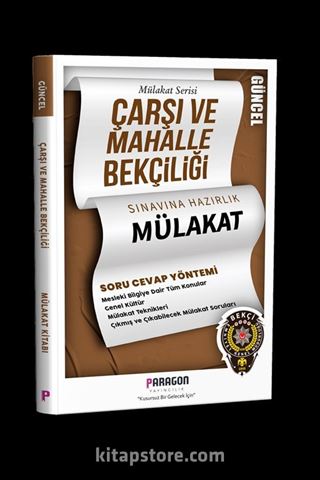 Çarşı Ve Mahalle Bekçiliği