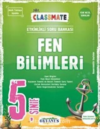 5. Sınıf Classmate Fen Bilimleri Soru Bankası Hakkında Bilgiler