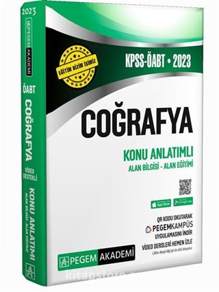 2023 KPSS ÖABT Coğrafya Konu Anlatımlı