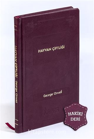 Hayvan Çiftliği (Hakiki Deri, Ciltli, İplik Dikişli)