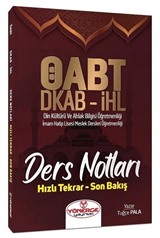 ÖABT Din Kültürü ve Ahlak Bilgisi Öğretmenliği Ders Notları