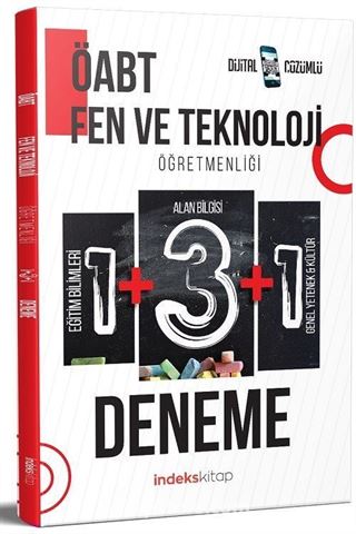 ÖABT Fen ve Teknoloji Öğretmenliği 5 Deneme Dijital Çözümlü