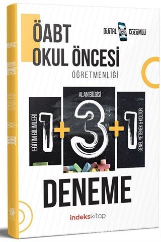 ÖABT Okul Öncesi Öğretmenliği 5 Deneme Dijital Çözümlü