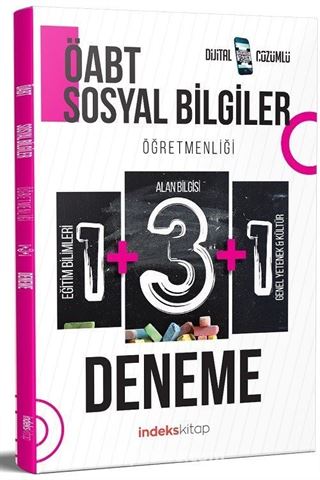 ÖABT Sosyal Bilgiler Öğretmenliği 5 Deneme Dijital Çözümlü