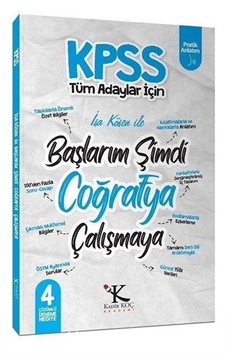 KPSS Başlarım Şimdi Coğrafya Çalışmaya Ders Notları