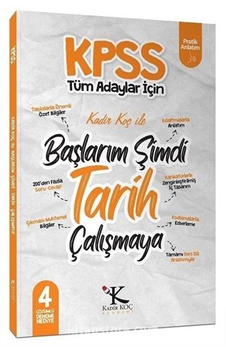 KPSS Başlarım Şimdi Tarih Çalışmaya Ders Notları