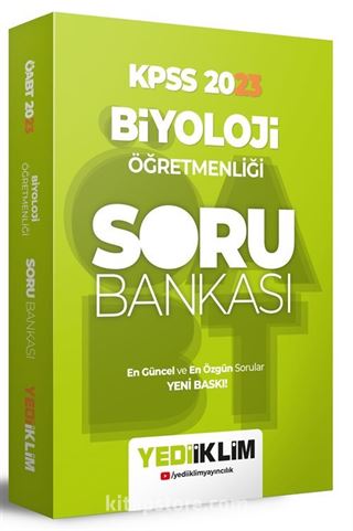 2023 ÖABT Biyoloji Öğretmenliği Soru Bankası