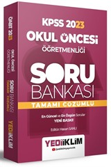 2023 ÖABT Okul Öncesi Öğretmenliği Tamamı Çözümlü Soru Bankası