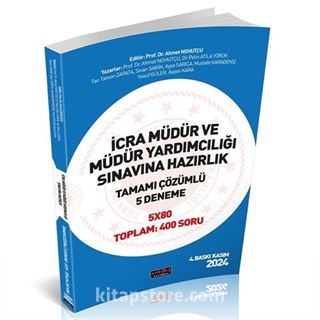 İcra Müdür ve Müdür Yardımcılığı Tamamı Çözümlü 5 Deneme