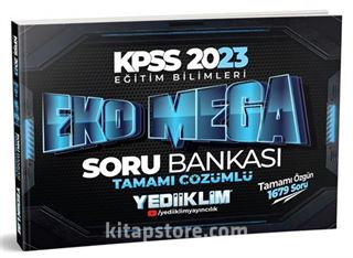 2023 KPSS Eğitim Bilimleri Eko Mega Tamamı Çözümlü Soru Bankası