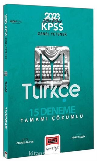 2023 KPSS Genel Yetenek Hedef IYI Serisi Türkçe Tamamı Çözümlü 15 Deneme