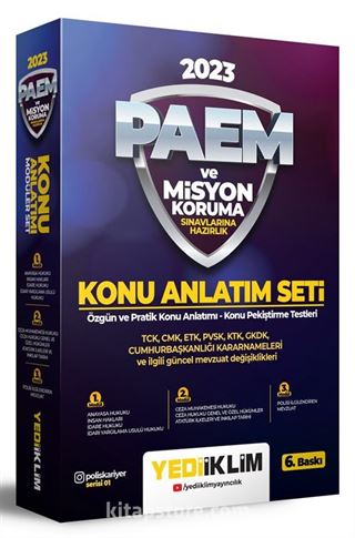 2023 PAEM ve Misyon Koruma Sınavlarına Hazırlık Konu Anlatım Seti