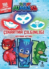 Pjmask Çıkartma Çılgınlığı Boyama Kitabı