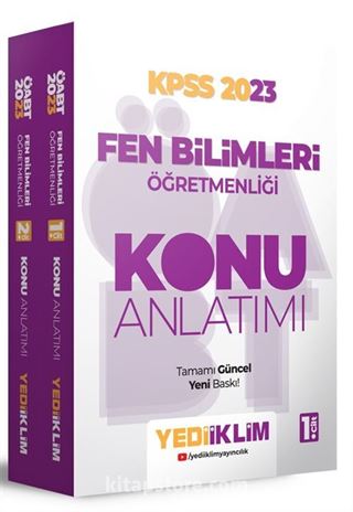 2023 ÖABT Fen Bilimleri Öğretmenliği Konu Anlatım Seti (2 Cilt)