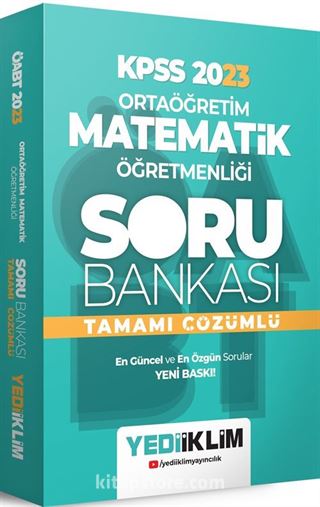 2023 ÖABT Ortaöğretim Matematik Öğretmenliği Tamamı Çözümlü Soru Bankası