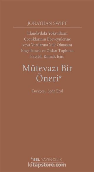 Mütevazı Bir Öneri