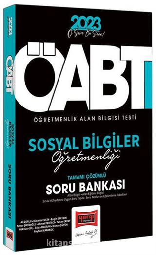 2023 KPSS ÖABT Sosyal Bilgiler Öğretmenliği Tamamı Çözümlü Soru Bankası