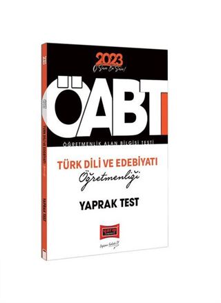 2023 KPSS ÖABT Türk Dili ve Edebiyatı Öğretmenliği Çek Kopart Yaprak Test