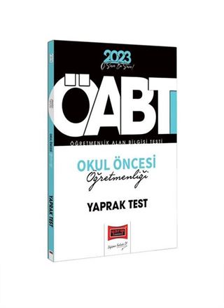 2023 KPSS ÖABT Okul Öncesi Öğretmenliği Çek Kopart Yaprak Test