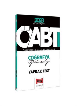 2023 KPSS ÖABT Coğrafya Öğretmenliği Çek Kopart Yaprak Test