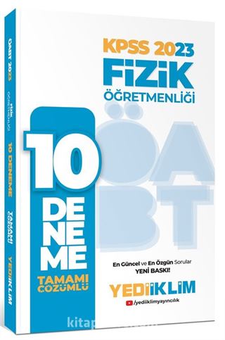 2023 ÖABT Fizik Öğretmenliği Tamamı Çözümlü 10 Deneme