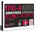 KPSS A Grubu Anayasa Hukuku Video Ders Notları