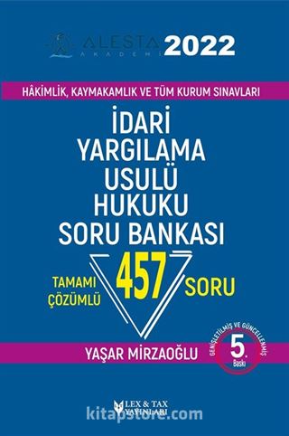 Alesta İdari Yargılama Usul Hukuku Soru Bankası