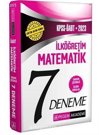 2023 KPSS ÖABT İlköğretim Matematik Öğretmenliği 7 Deneme