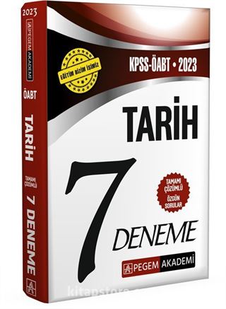 2023 KPSS ÖABT Tarih Öğretmenliği 7 Deneme