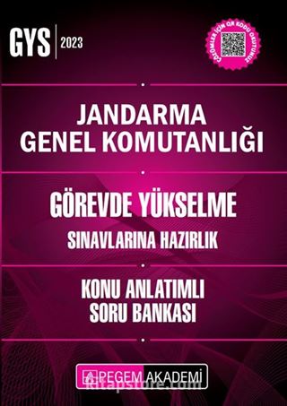 2023 Jandarma Genel Komutanlığı Gys Konu Anlatımlı Soru Bankası