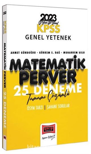 2023 KPSS Matematikperver Tamamı Çözümlü 25 Deneme