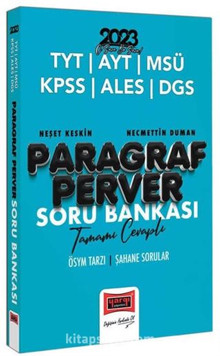 2023 KPSS Paragrafperver Tamamı Çözümlü Soru Bankası