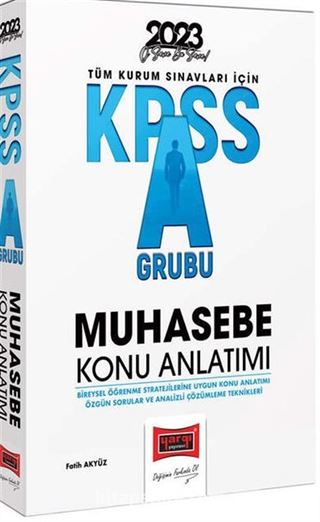 2023 KPSS A Grubu Muhasebe Konu Anlatımı