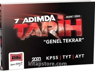 2023 KPSS 7 Adımda Tarih Genel Tekrar