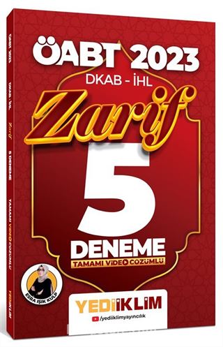 2023 ÖABT DKAP- İHL Zarif Tamamı Video Çözümlü 5 Deneme