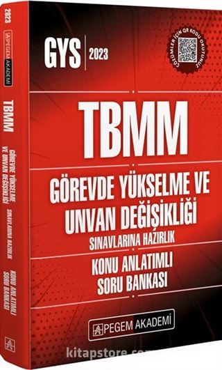 2023 TBMM Görevde Yükselme ve Unvan Değişikliği Konu Anlatımlı Soru Bankası