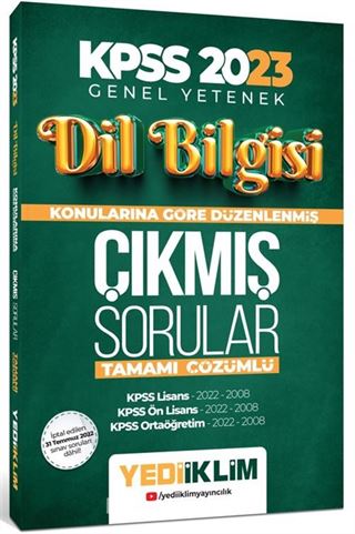 2023 KPSS Dil Bilgisi Konularına Göre Tamamı Çözümlü Çıkmış Sorular