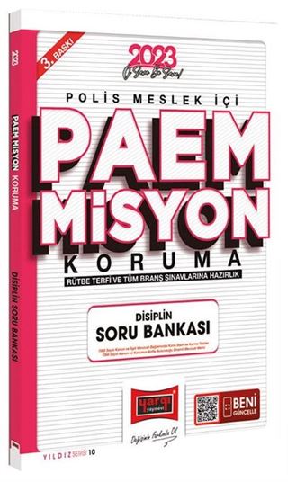 2023 Yıldız Serisi PAEM Misyon Koruma Rütbe Terfi ve Tüm Branş Sınavlarına Hazırlık Disiplin Soru Bankası