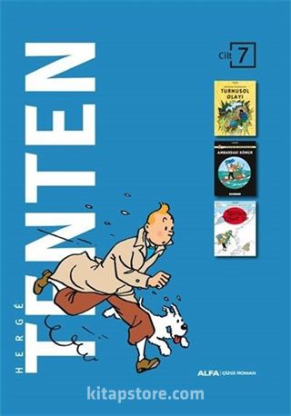 Tenten'in Maceraları 7 (Ciltli) (Üç Kitap Birarada)