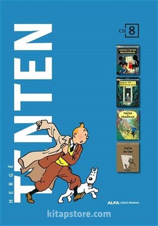 Tenten'in Maceraları 8 (Ciltli) (Dört Kitap Birarada)