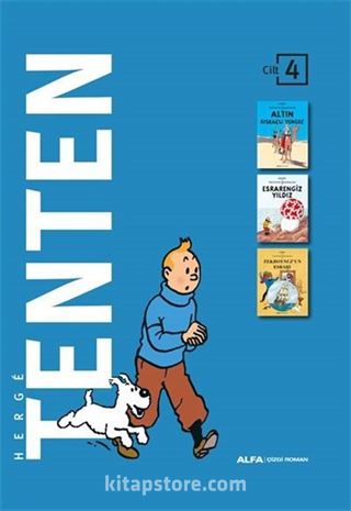 Tenten'in Maceraları 4 (Ciltli) (Üç Kitap Birarada)