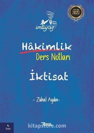 İmtiyaz Hakimlik Ders Notları İktisat