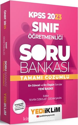 2023 ÖABT Sınıf Öğretmenliği Tamamı Çözümlü Soru Bankası