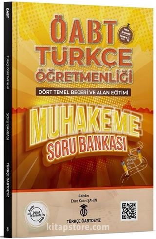 ÖABT Türkçe Dört Temel Beceri ve Alan Eğitimi Muhakeme Soru Bankası Dijital Çözümlü