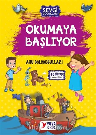 Sevgi Çocukları Okumaya Başlıyor (10 Kitap+Soru Kitabı) (1. Sınıf)