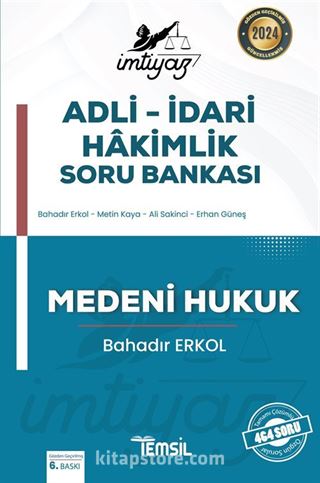 İmtiyaz Adli - İdari Hakimlik Soru Bankası Medeni Hukuk