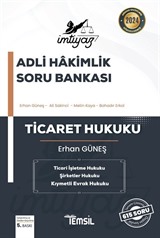 İmtiyaz Adli Hakimlik Soru Bankası Ticaret Hukuku