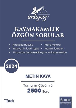 İmtiyaz Kaymakamlık Özgün Sorular