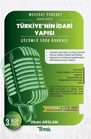 Mevzuat Podcast Türkiye'nin İdari Yapısı Çözümlü Soru Bankası